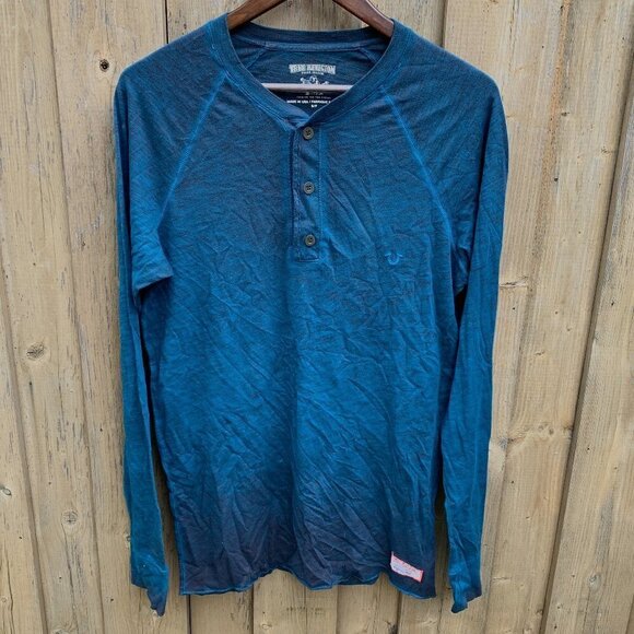 Vintage True Religion Gradient Contrast T Shirt Small - Picture 1 of 6